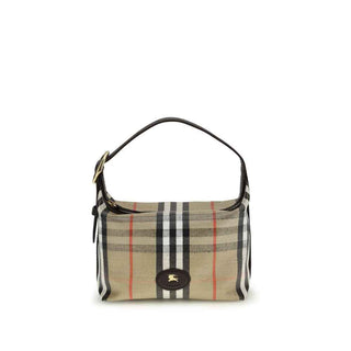 Burberry Beige Cotton Shoulder Bag