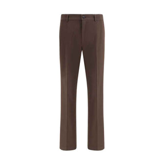 Burberry Brown Cotton Chino Pants