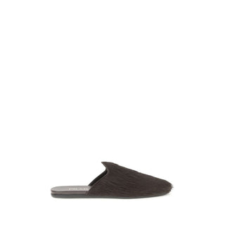 Prada Brown Leather Mules