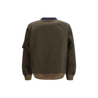 Sacai Blue Cotton Sweatshirt