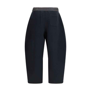 Sacai Black Cotton Athletic Pants