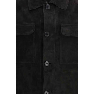 Salvatore Santoro Black Calf Leather Bos Taurus Clothing