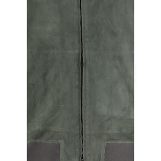 Salvatore Santoro Bicolor Calf Leather Bos Taurus Bomber