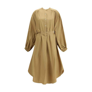 Loulou De Saison Beige Cotton Casual Dress