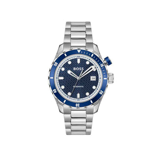 Hugo Boss Gray Stainless Steel Dress Watch