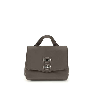 Zanellato Brown Calf Leather Bos Taurus Handbag