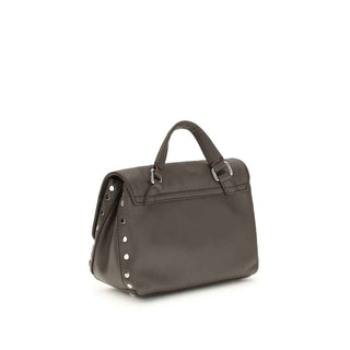 Zanellato Brown Calf Leather Bos Taurus Handbag