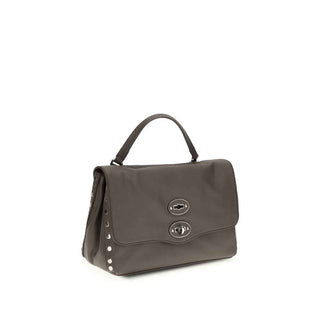 Zanellato Brown Calf Leather Bos Taurus Handbag