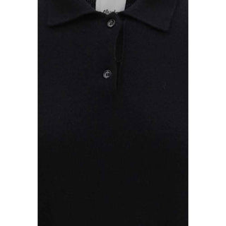 Allude Black Cashmere Polo Shirt