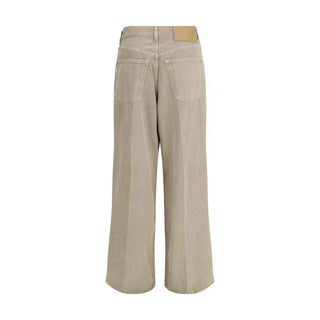 Haikure Beige Cotton Jeans Denim