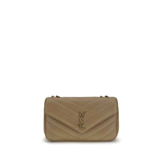 Saint Laurent Beige Calf Leather Bos Taurus Shoulder Bag
