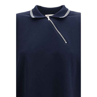 Miu Miu Blue Cotton Polo Shirt