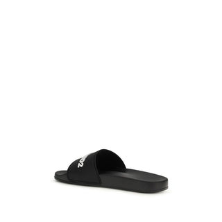 Dsquared² Black Rubber Sandals