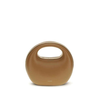 Sacai Brown Calf Leather Bos Taurus Handbag