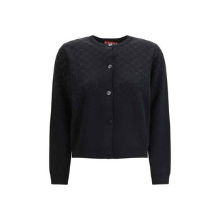 Gucci Black Wool Cardigan