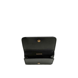 Balenciaga Black Lamb Leather Cardholder