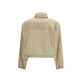 Prada Beige Recycled Polyamide Shell Jacket
