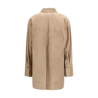 Salvatore Santoro Beige Lamb Ovis Aries Aries Shirt