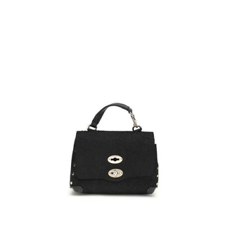 Zanellato Black Calf Leather Bos Taurus Handbag