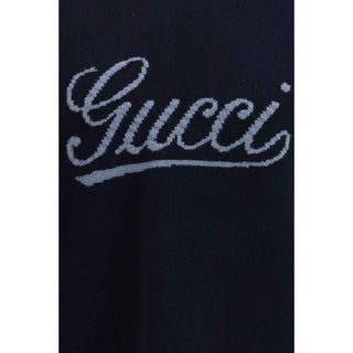 Gucci Blue Wool Sweatshirt