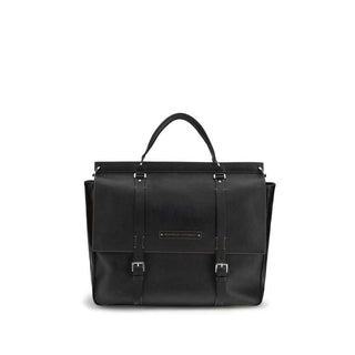 Brunello Cucinelli Black Calf Leather Bos Taurus Luggage And Travel