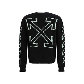 Off-White Black Cotton Sweatshirt