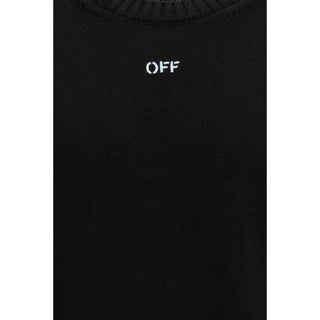 Off-White Black Cotton Sweatshirt
