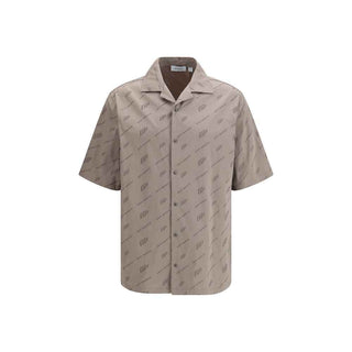 Off-White Beige Viscose Shortsleeve Shirt