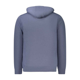 Norway 1963 Blue Cotton Men's Hooded Sweater