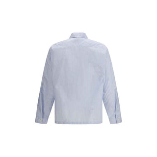 Prada Blue Polyamide Pattern Shirt