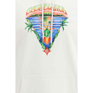 Casablanca White Cotton Sweatshirt