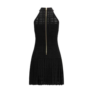 Balmain Black Viscose Casual Dress