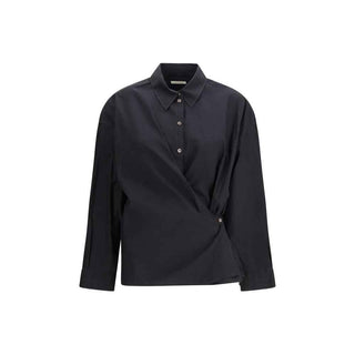 Lemaire Black Cotton Dress Shirt