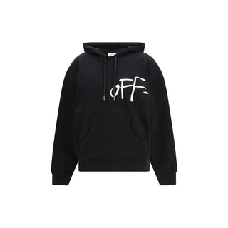 Off-White Black Cotton Sweatshirt
