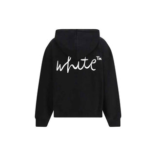 Off-White Black Cotton Sweatshirt
