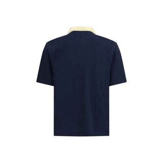 Marni Blue Cotton Polo Shirt