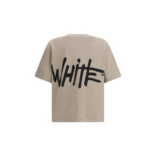 Off-White Beige Cotton Sportswear