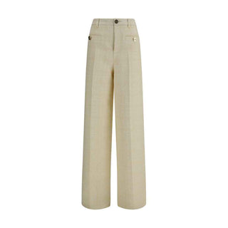 Gucci Beige Cotton Casual Pants