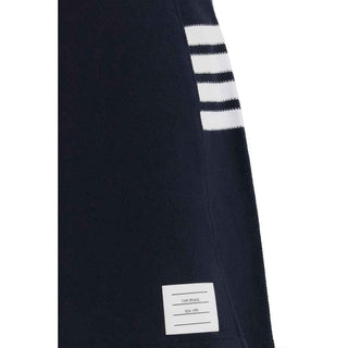 Thom Browne Blue Cotton Mini Skirt