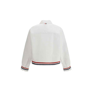 Thom Browne White Cotton Dress Shirt