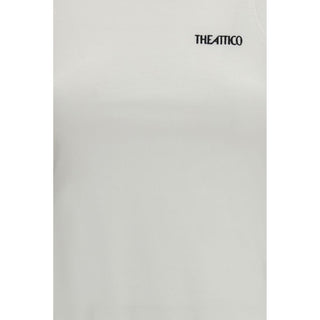 The Attico White Cotton Sleeveles T-Shirt