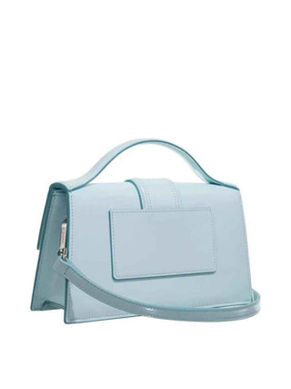 Jacquemus Pale blue Leather Le Grand Bambino Handbag