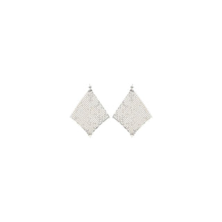 Rabanne Silver Brass Earrings