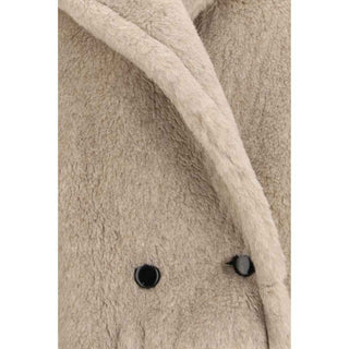 Max Mara Beige Alpaca Vicugna Pacos Coat