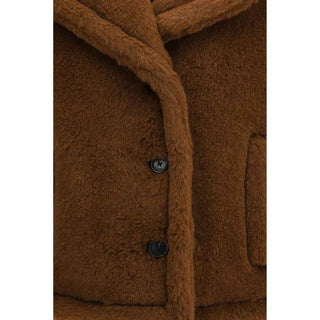 Max Mara Brown Alpaca Vicugna Pacos Coat