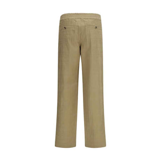 Burberry Beige Cotton Casual Pants