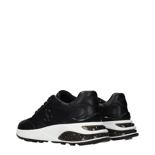 Jimmy Choo Black Fabric Athletic Sneakers