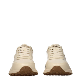 Jimmy Choo Beige Fabric Chunky Sneakers