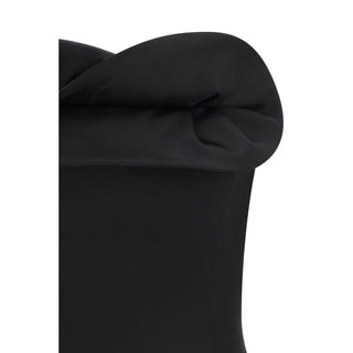 Magda Butrym Black Wool Tank Tops