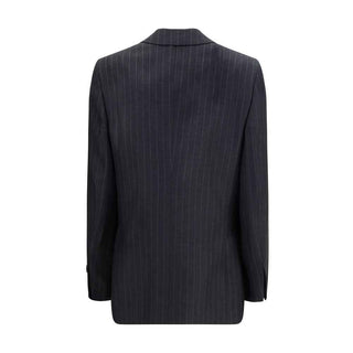 Ferragamo Gray Fleece Wool Blazer